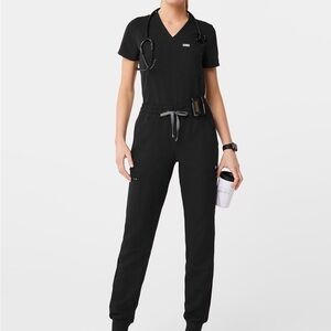 Figs Black Jogger Scrub Pants